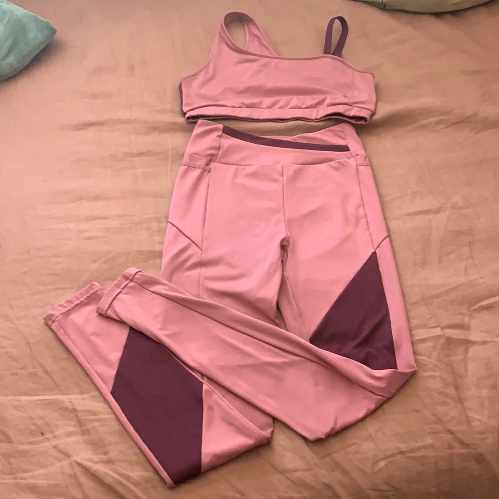 Gymshark aseymmetric leggings & sports bra